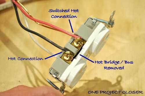 outlet switch wiring diagram