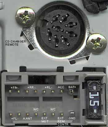 panasonic car radio wiring diagram
