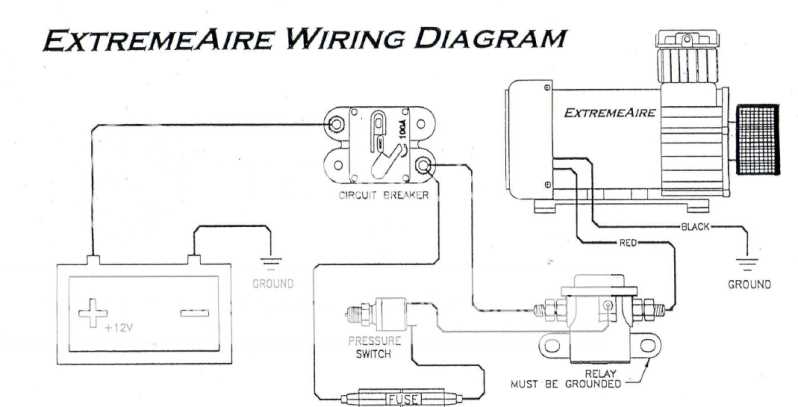 pressure switch wiring diagram air compressor