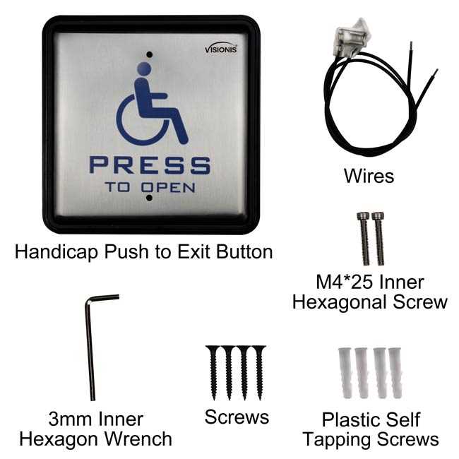 push to exit button wiring diagram