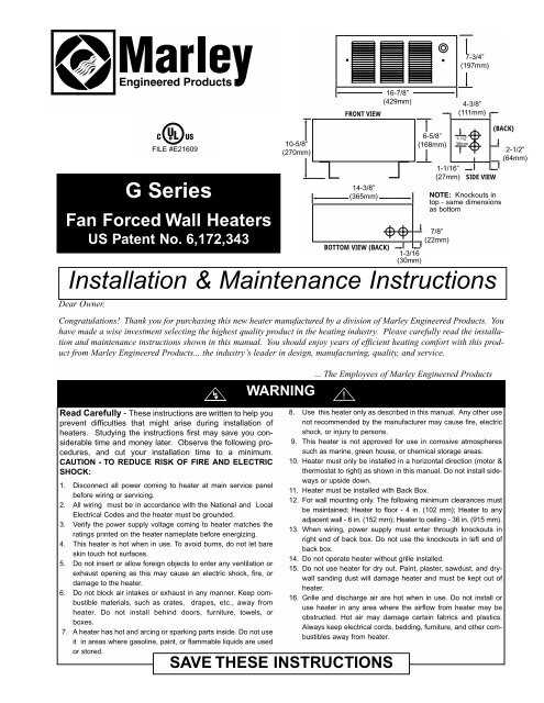 qmark heater wiring diagram