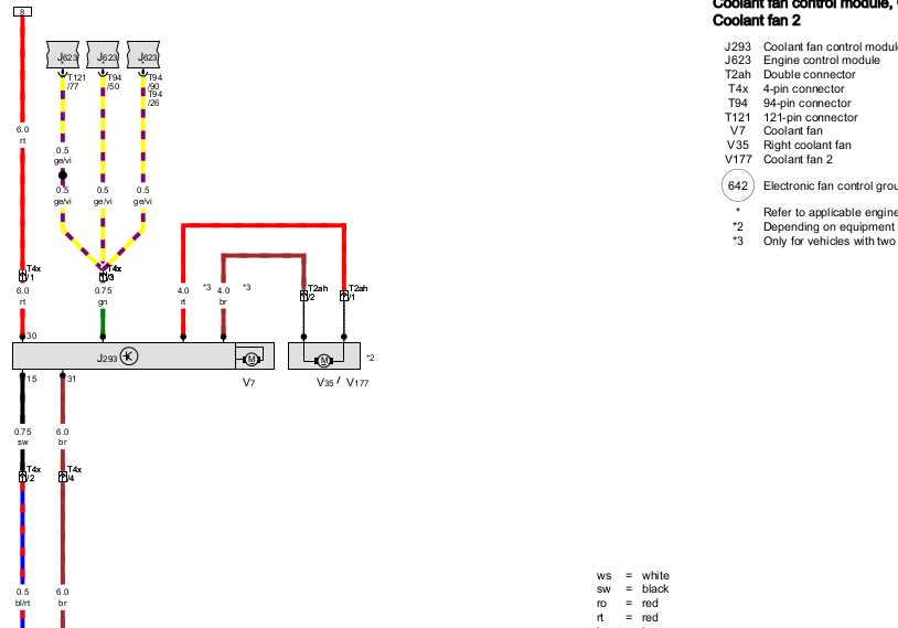 radiator fan relay wiring diagram