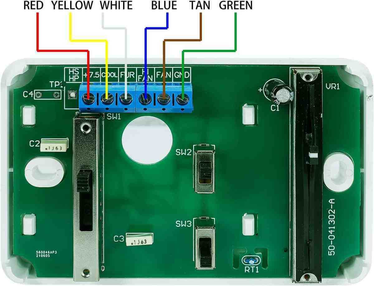 rv thermostat wiring diagram 6 wire