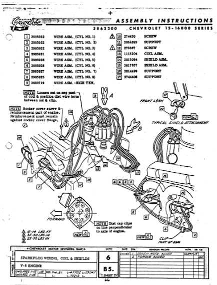 sbc spark plug wiring diagram