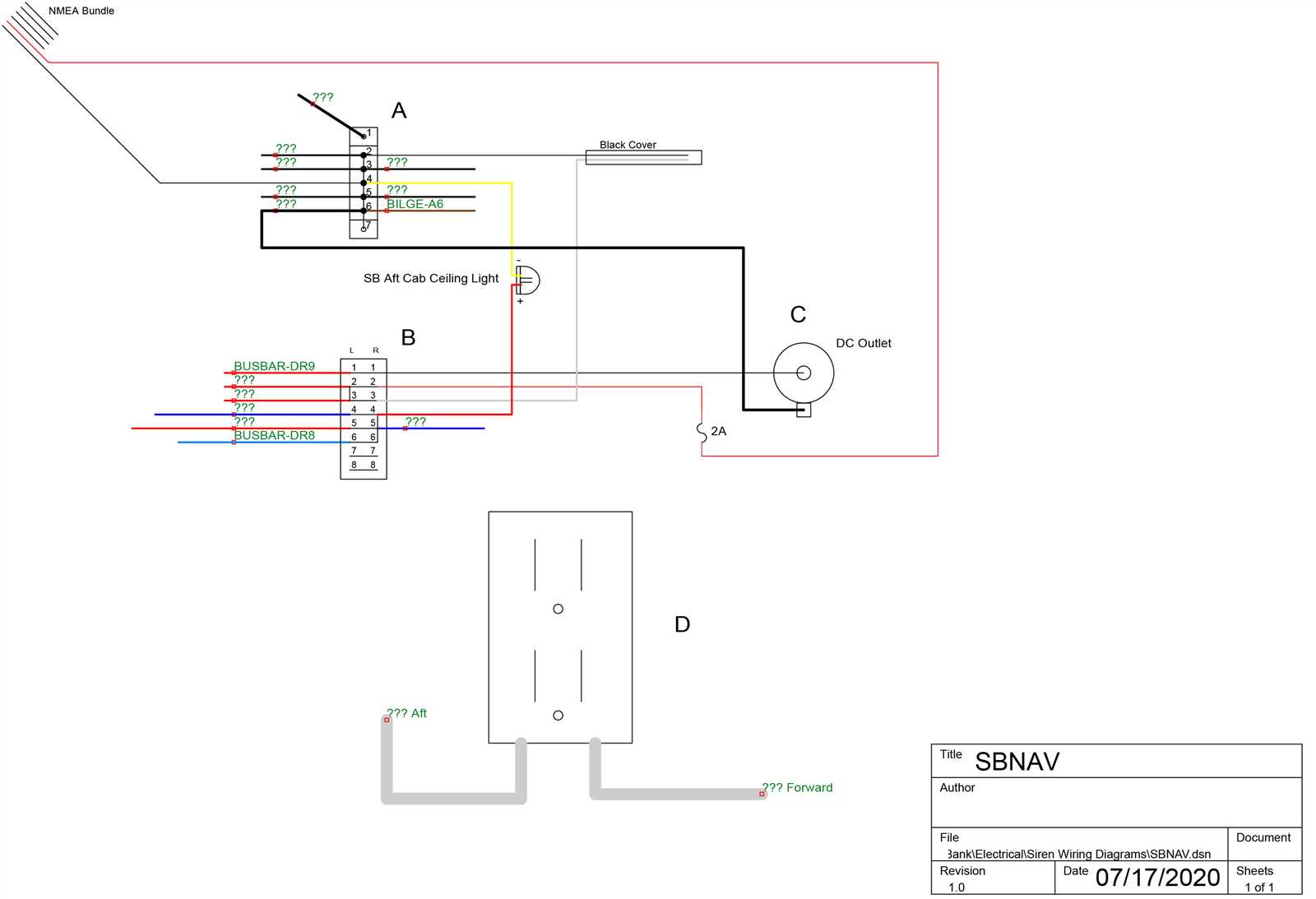 schematic boat wiring diagram