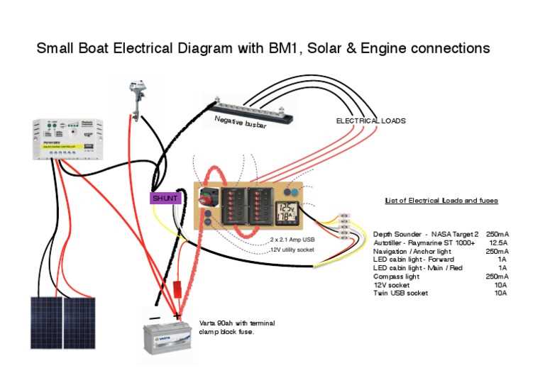 schematic boat wiring diagram