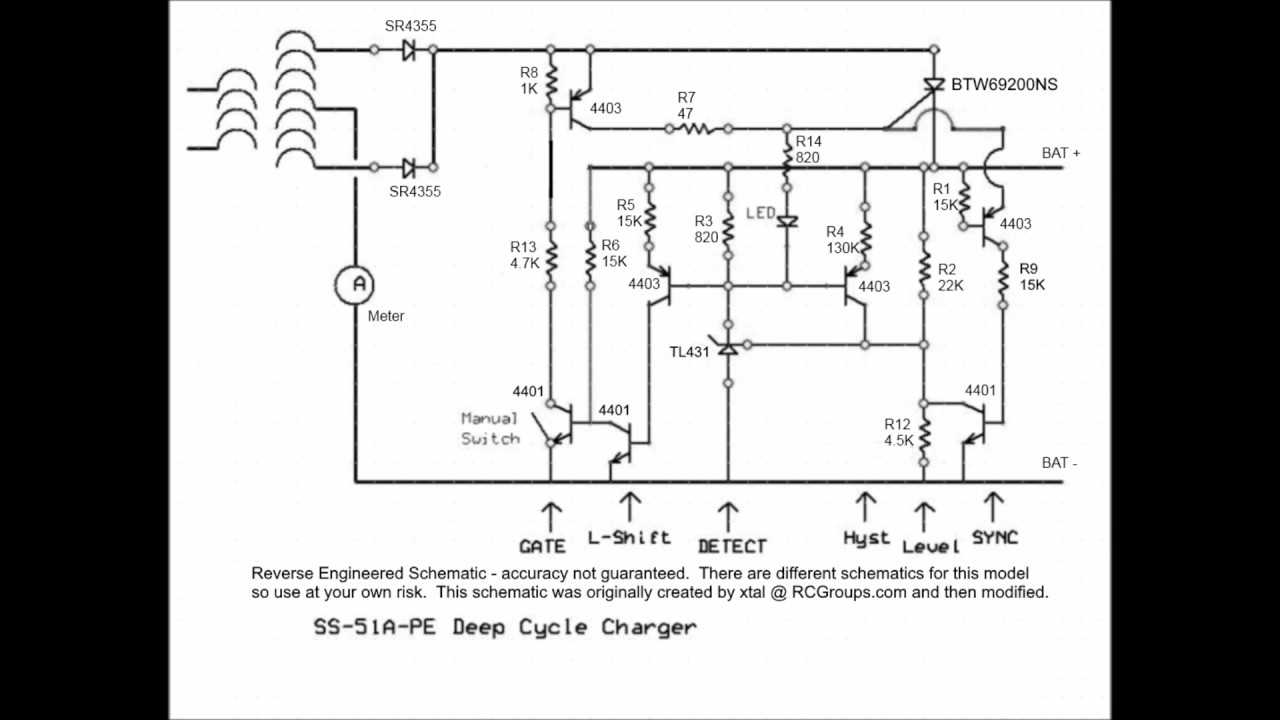 schumacher battery charger wiring diagram