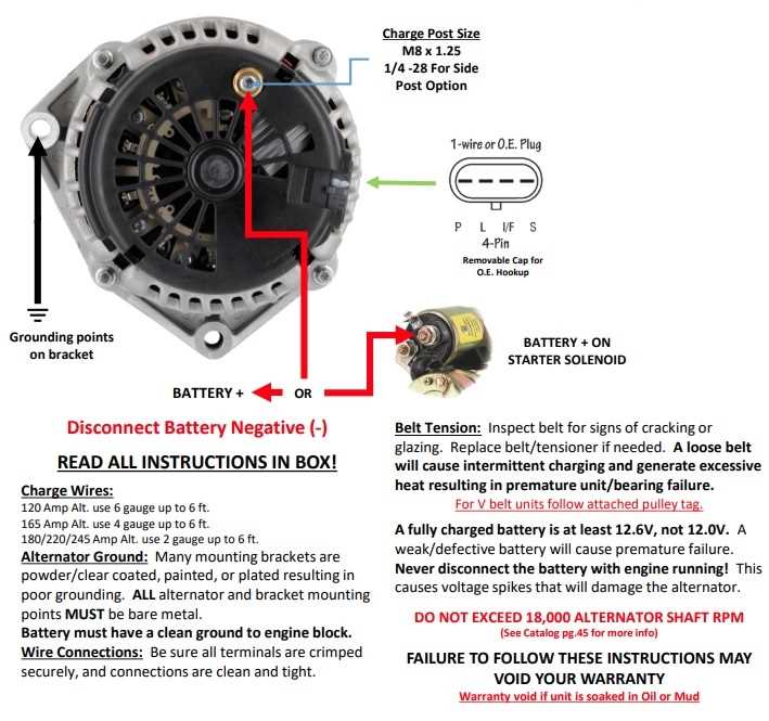 self exciting alternator wiring diagram