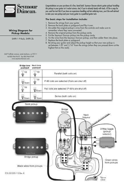 seymour duncan wiring diagram