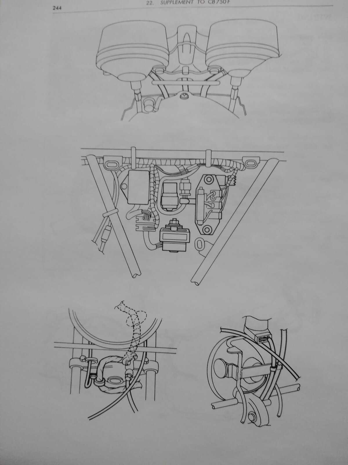 simplified cb750 wiring diagram