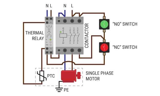 single phase motor wiring diagrams