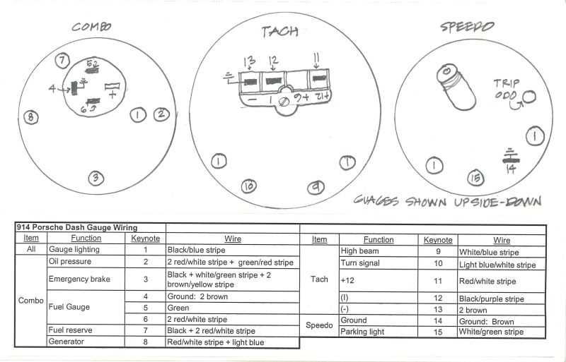 tach wiring diagram