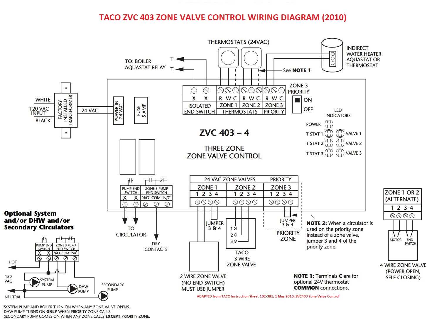 taco sr504 wiring diagram