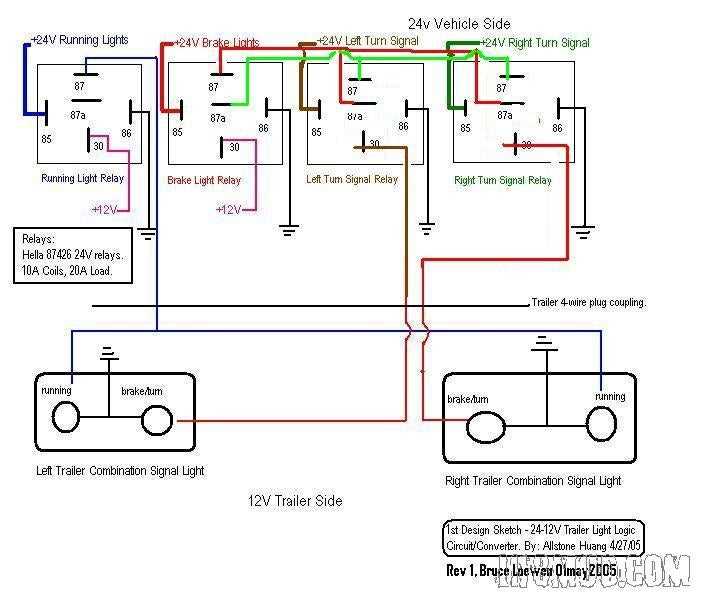 tail light wiring diagram trailer