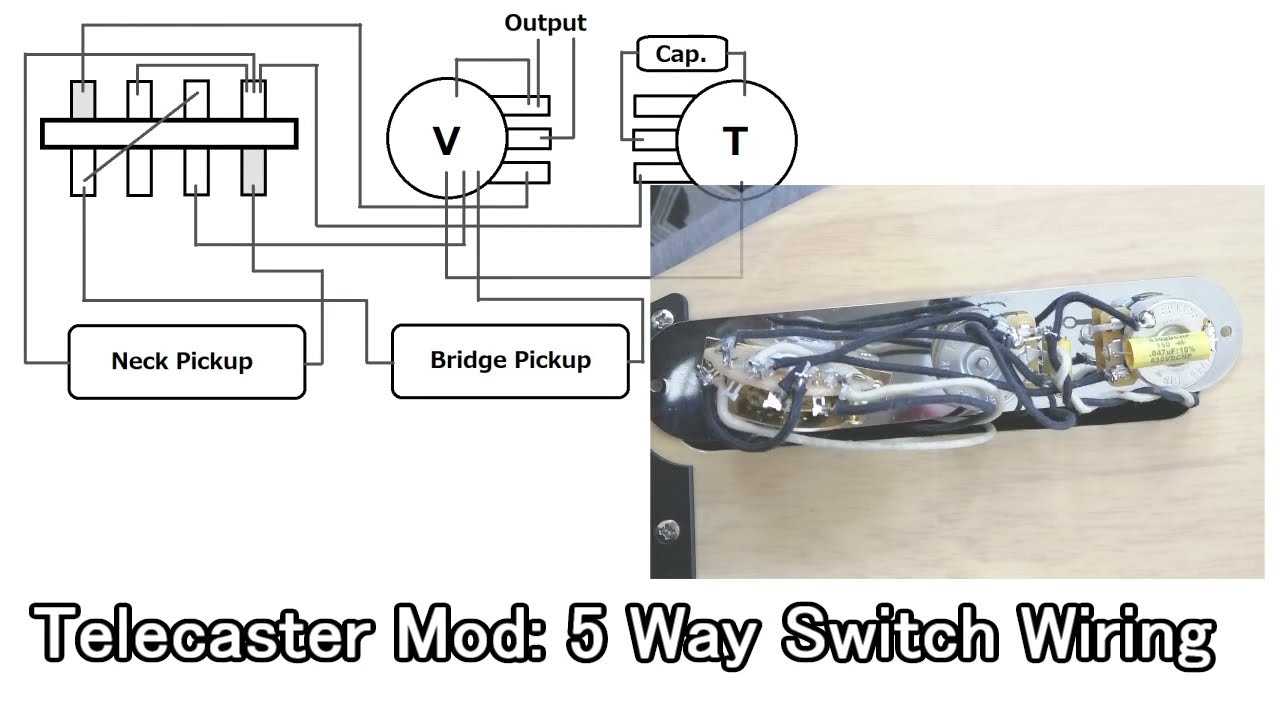 telecaster 5 way switch wiring diagram