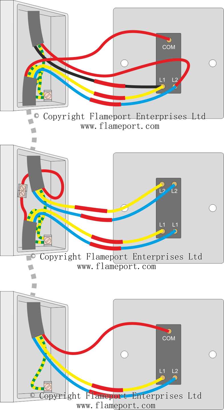 three way light switch wiring diagram