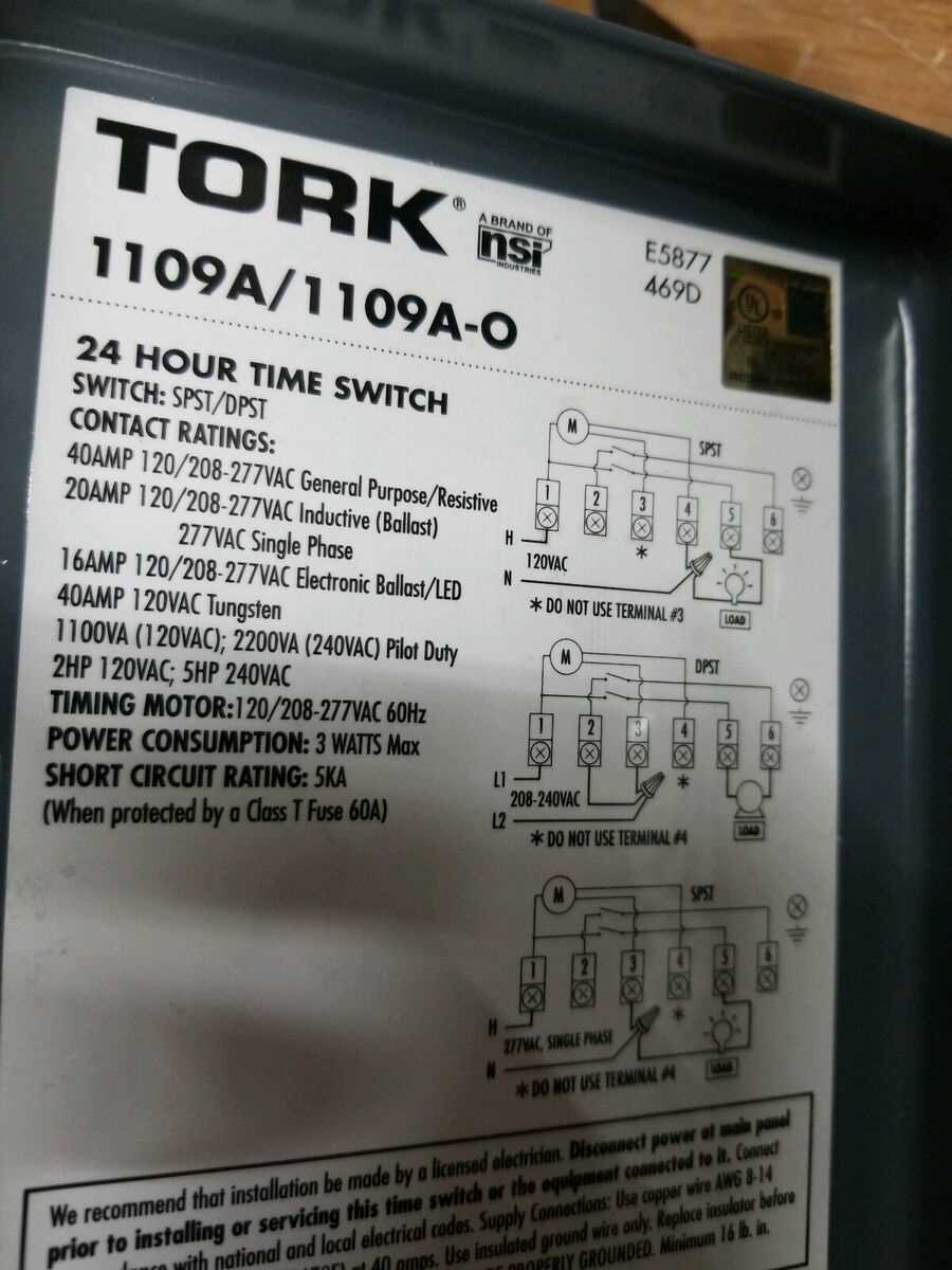 tork timer wiring diagram