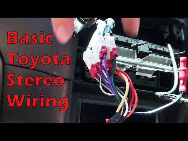 toyota camry radio wiring diagram