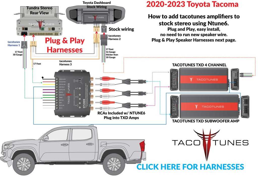 toyota tacoma speaker wiring diagram