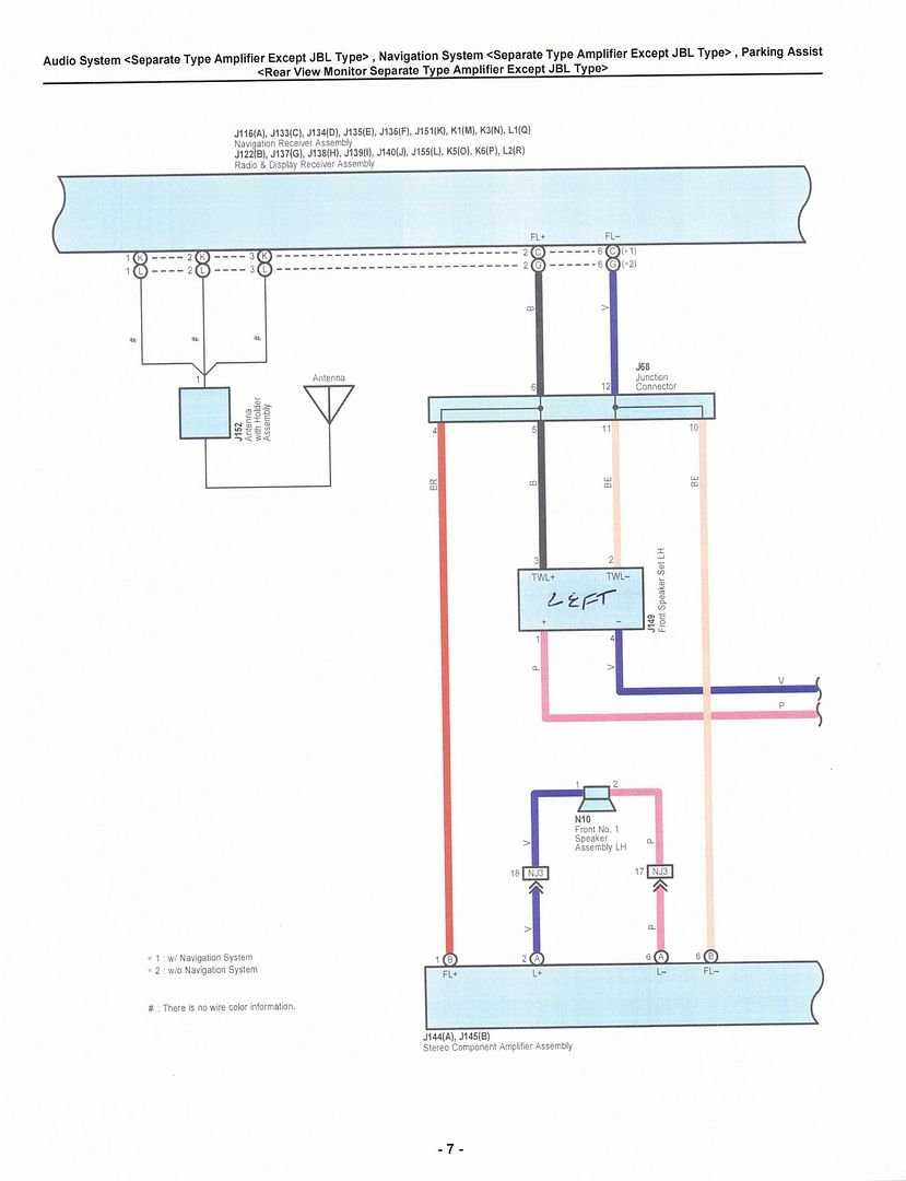 toyota tacoma speaker wiring diagram