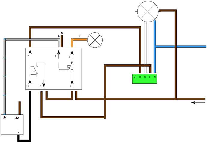 two way switches wiring diagram