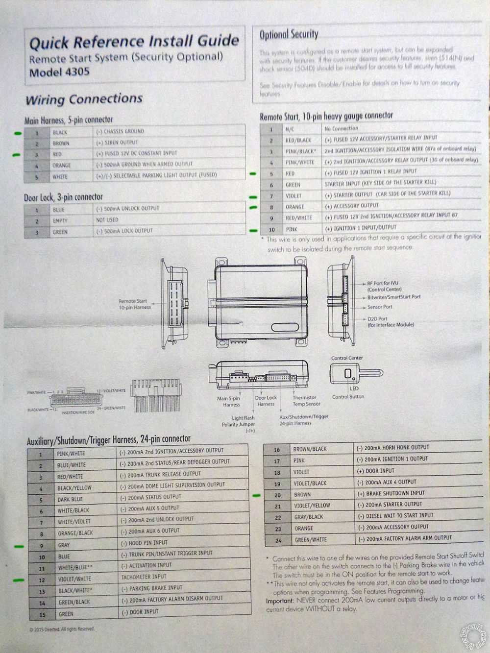 viper remote start wiring diagram