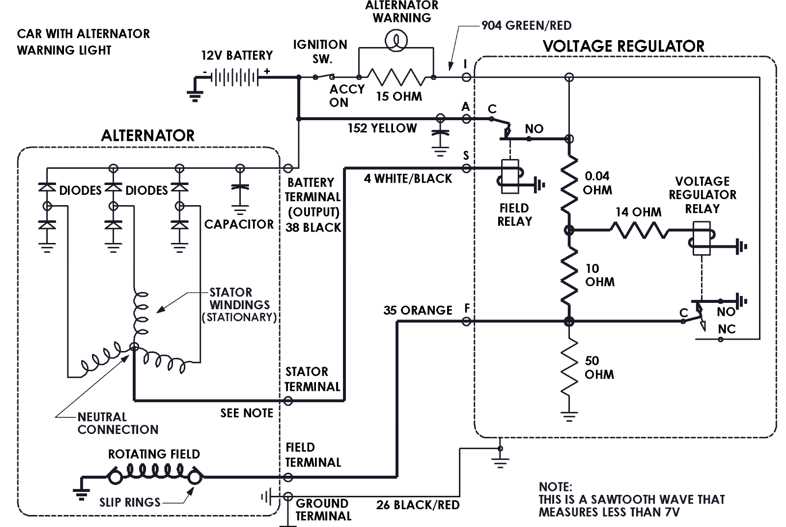 voltage regulator wiring diagram ford