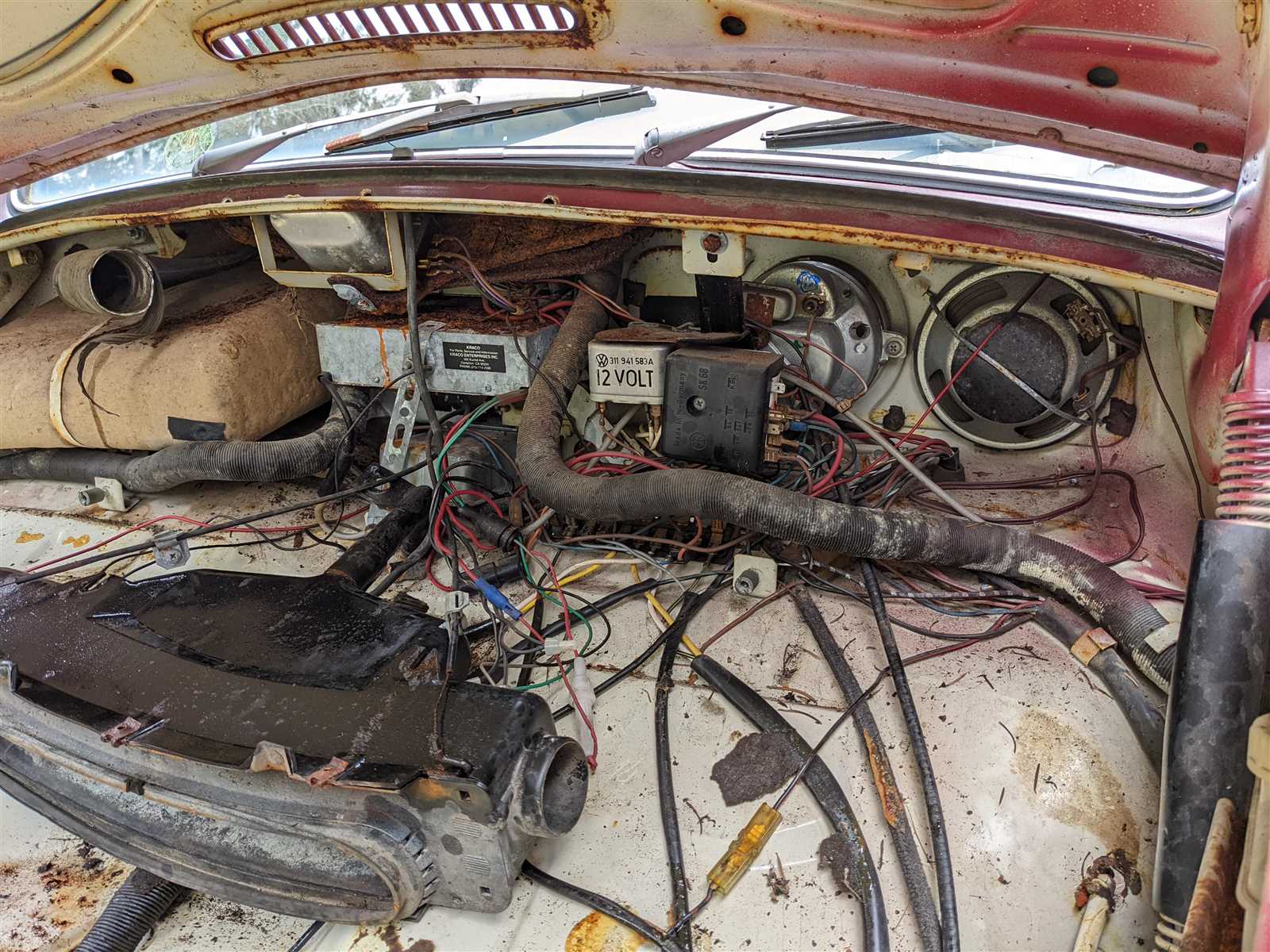 vw beetle wiring diagram 1969