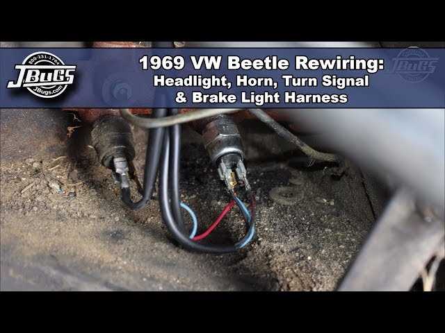vw beetle wiring diagram 1969