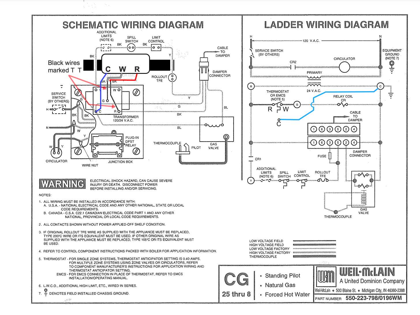 weil mclain boiler wiring diagram