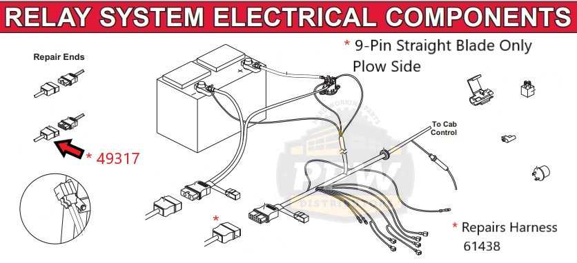 western plow wiring harness diagram