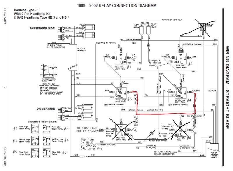 western snow plow wiring diagram