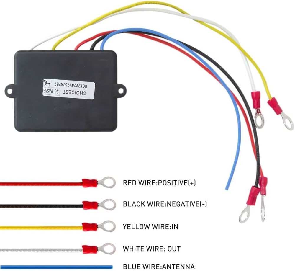 wireless winch remote wiring diagram