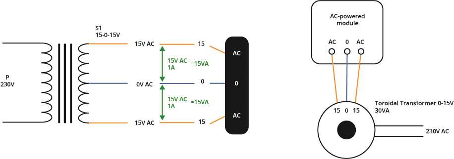 wiring a transformer diagram