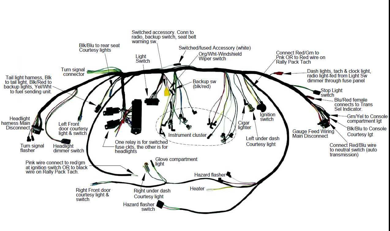 wiring diagram 66 mustang