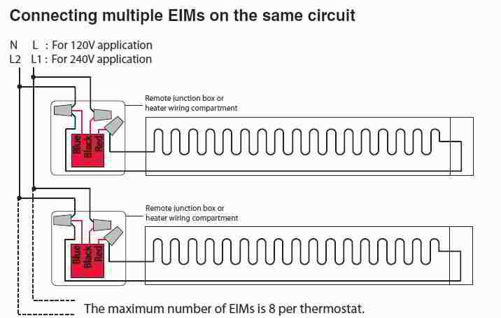 wiring diagram baseboard heater thermostat