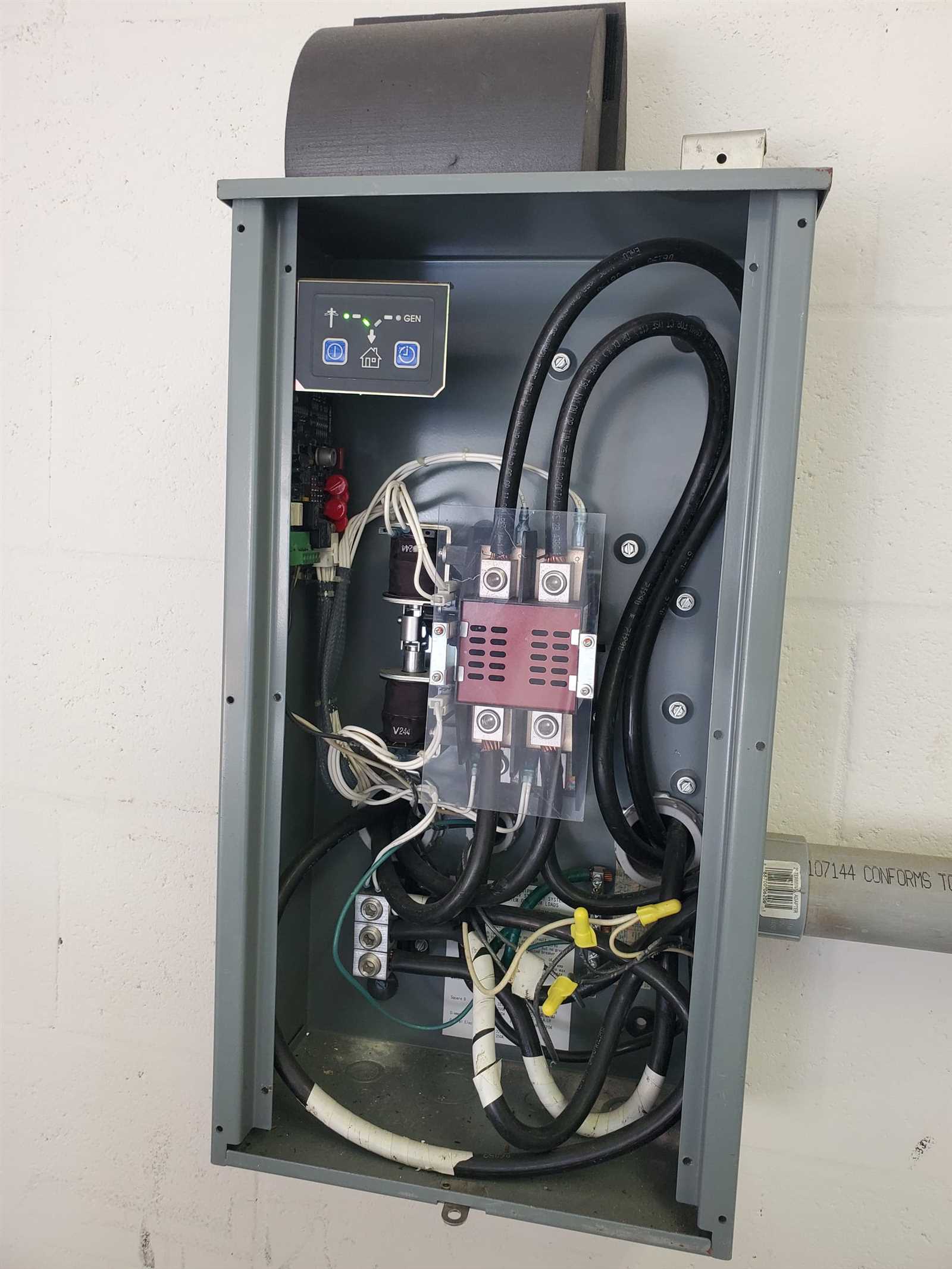 wiring diagram for a generator transfer switch