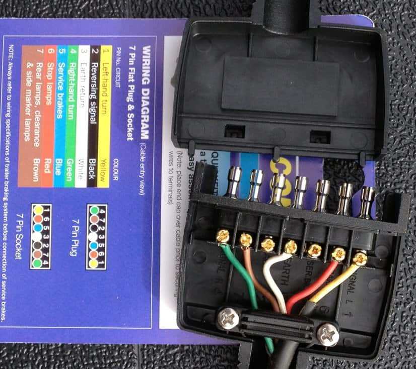 wiring diagram for a trailer lights