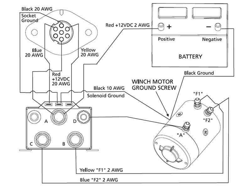 wiring diagram for a warn winch
