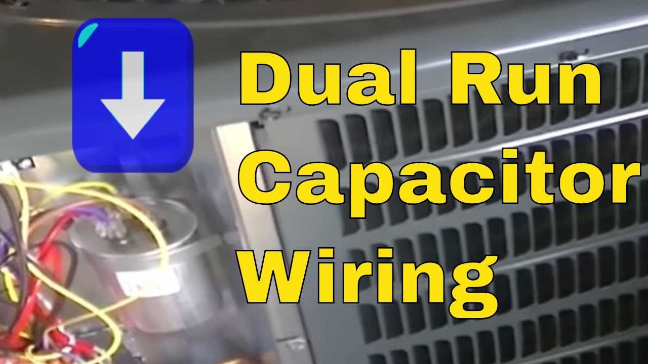 wiring diagram for ac capacitor