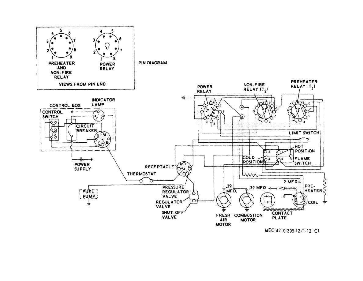 wiring diagram for electric fireplace