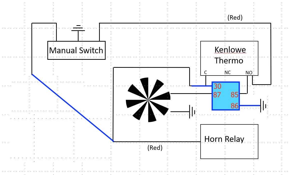 wiring diagram for fan relay