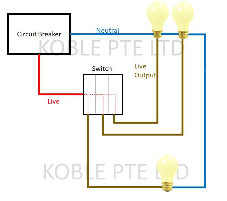 wiring diagram for house light switch