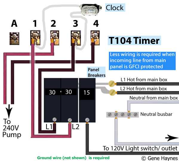 wiring diagram for pool pump