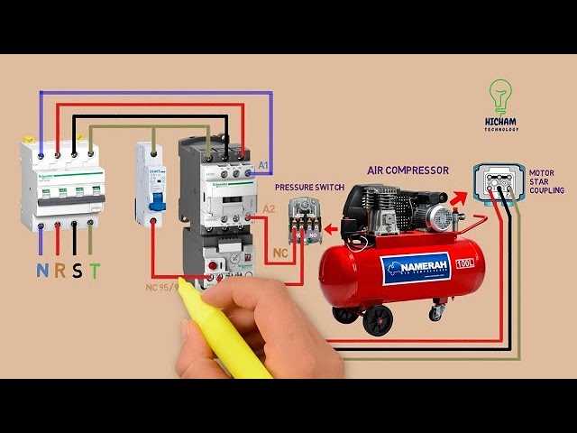 wiring diagram for pressure switch on air compressor