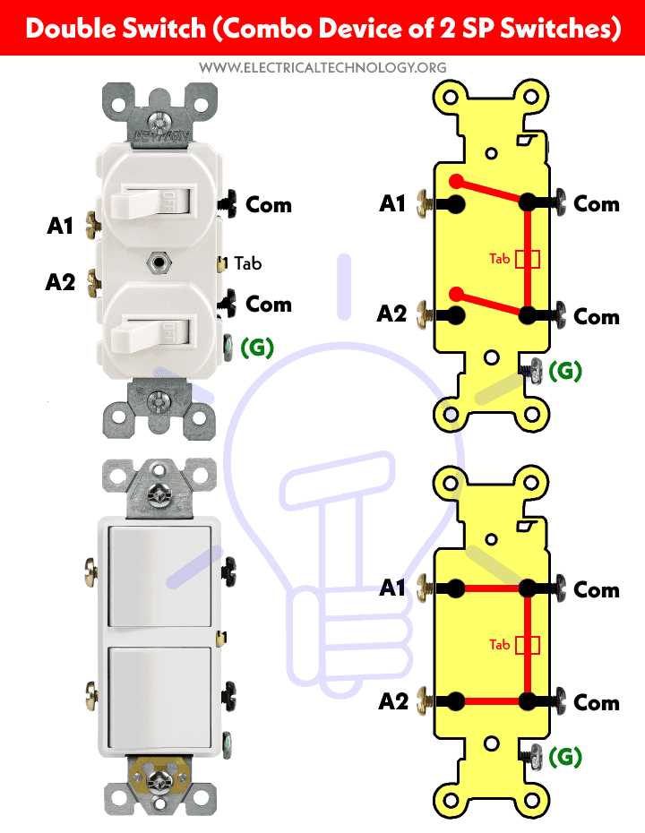 wiring diagram for two switches