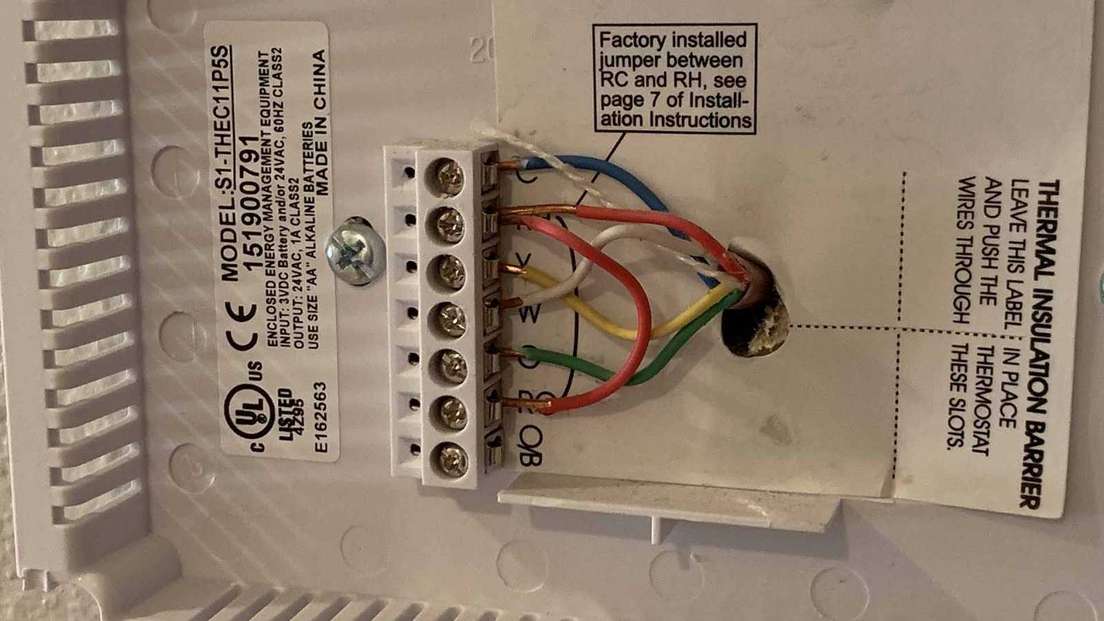 wiring diagram for white rodgers thermostat