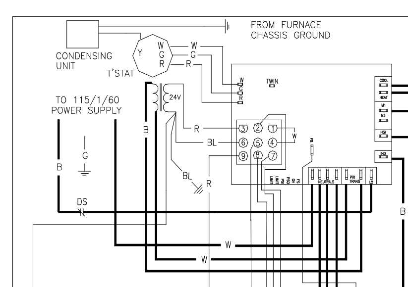 wiring diagram gas furnace