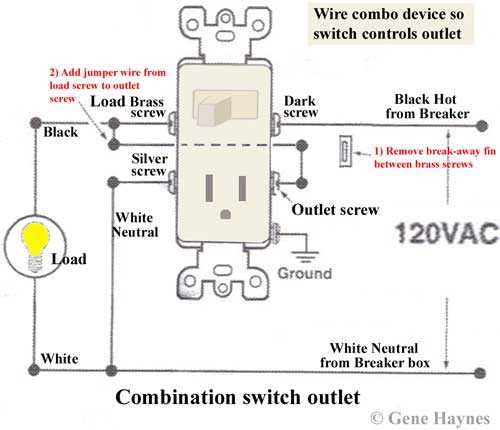 wiring diagram receptacle