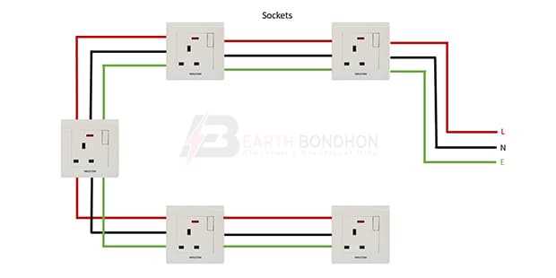 wiring diagram switched outlet